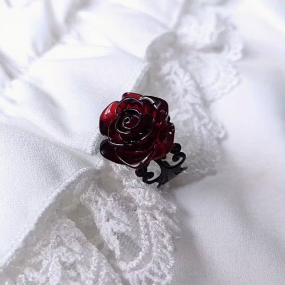 π50% OFF/3+...Adjustable Red Rose Ring - Picture 5 of 6